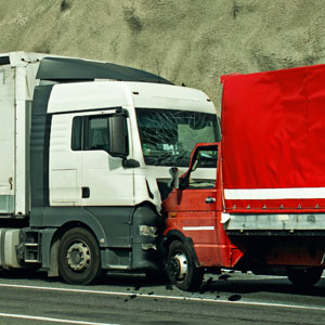 Truck accident on a New York highway | Pigott Law Group